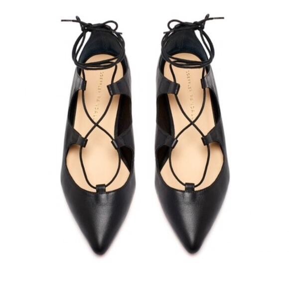 Loeffler Randall Shoes - Loeffler Randall Ambra Lace Up Ballet Flats
